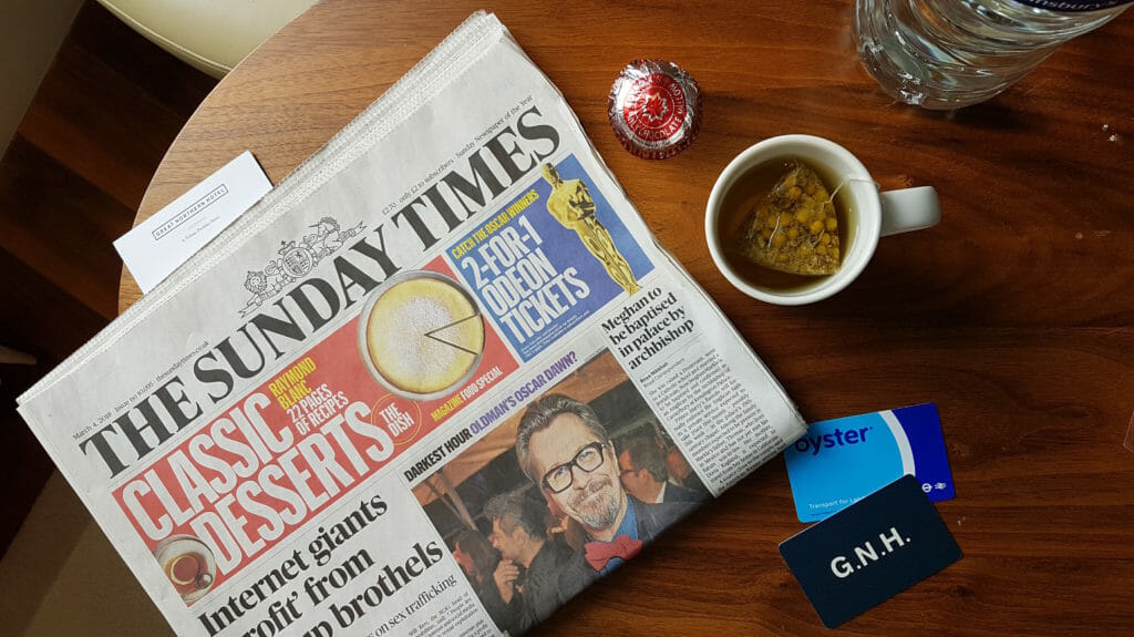 The Sunday Paper and Tea