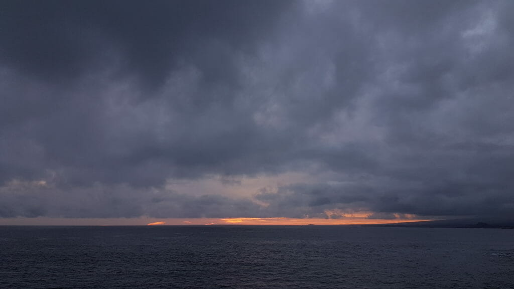 Sunset at South Point, Big Island