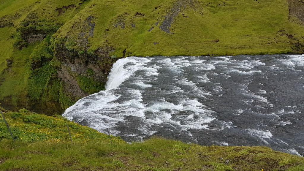 Top of Skógafoss