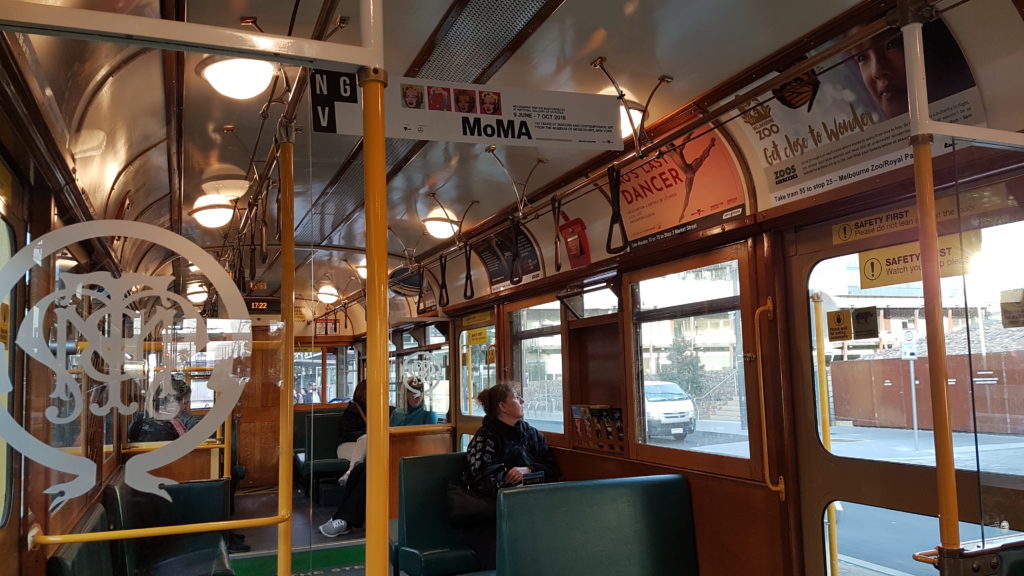 Inside Tram 35